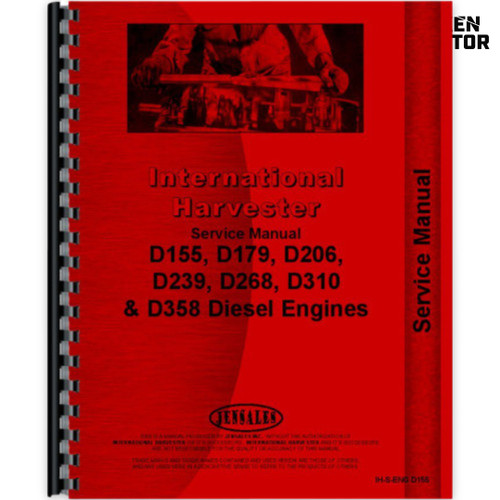IH 1420, 1620, D268 Engine Service Manual