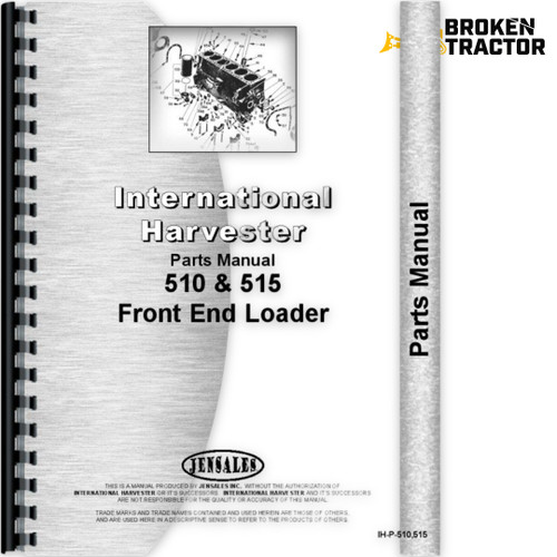 IH 510, 515 Parts Manual
