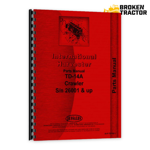IH TD14A Parts Manual
