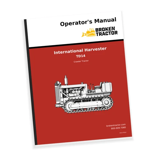 IH TD14 Operator's Manual