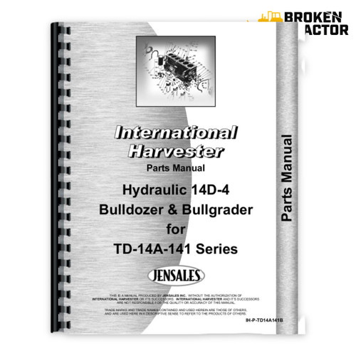 IH TD14A Parts Manual