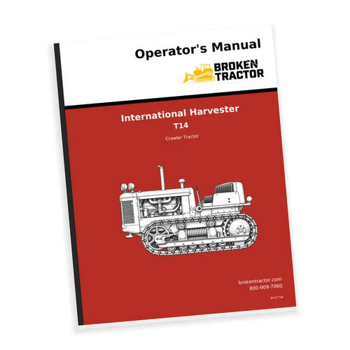 IH T14 Operator's Manual