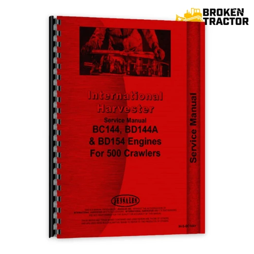 IH BC144, BD144A, BD154 Engine Service Manual