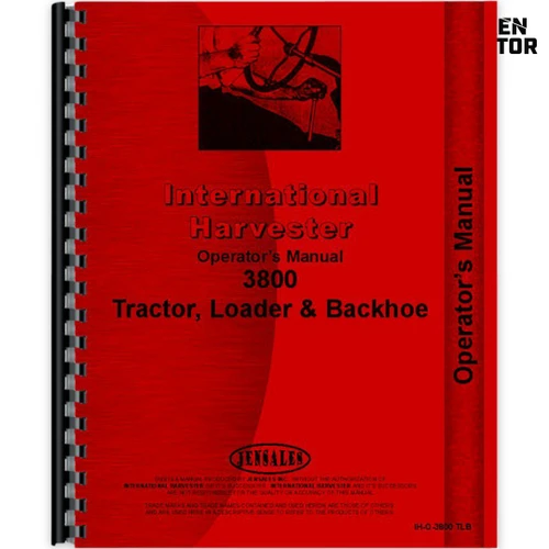 IH 3800, 3850 Operator's Manual