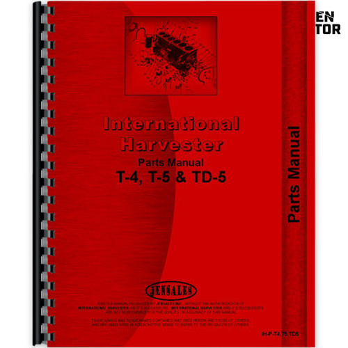 IH TC5, TDC5, TD5 Crawler Parts Manual