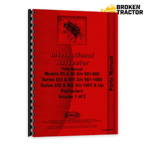 IH 65, 95 Parts Manual