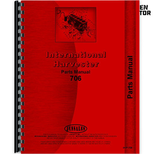 IH 2706, 706 Parts Manual
