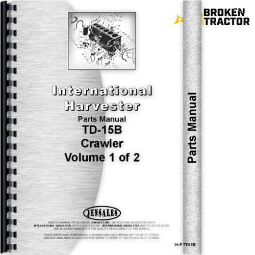 IH TD15 Parts Manual
