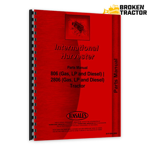 IH 2806, 806 Parts Manual