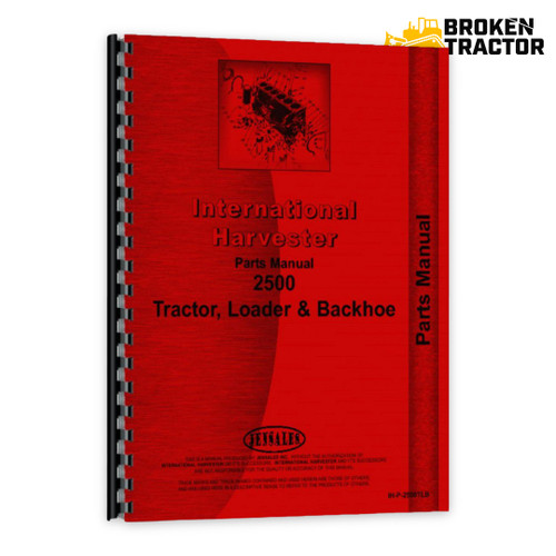 IH 2500 Tractor Parts Manual