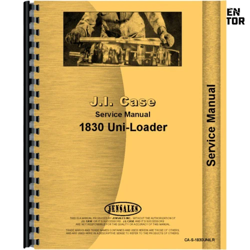 Case 1830 Uniloader Service Manual