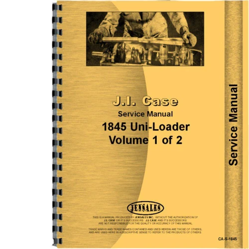 Case 1845 Uniloader Service Manual