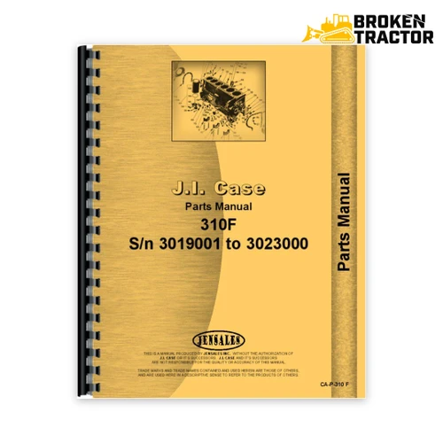 Case 310F Crawler Parts Manual