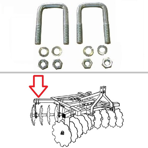 King Kutter Box Frame Disc Harrow Hanger Bolt Set -- 504099