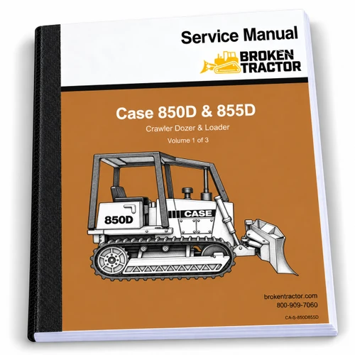 Case 850D Crawler, 855D Crawler Service Manual