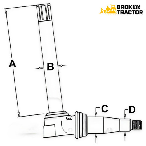 Spindle (Rh/lh) for John Deere 6410L, 6200 & more – AL38381