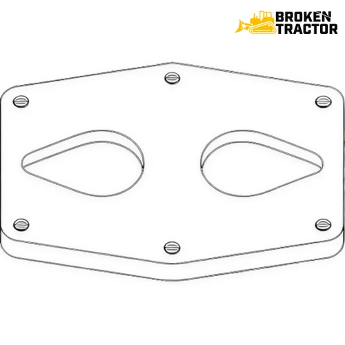 Cover, Steering Valve Housing for John Deere 500B, 500C, 2510 & more – R57034