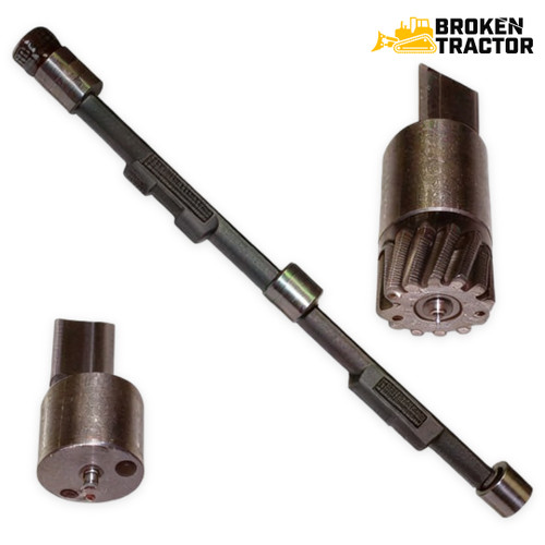 Shaft, Balancer with Gear (LH) for John Deere 210C, 300D, 455D & more – RE26283