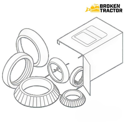 Wheel Bearing Kit for John Deere 300B, 300, 1020 & more – WBKJD7