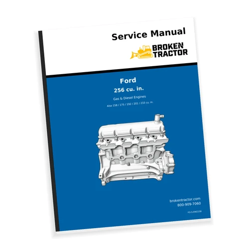 Cover of the Ford 158, 175, 192 & more Service Manual, part number FO-S-ENG158