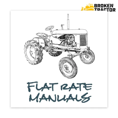 Ford 2600–7700 Tractor Flat Rate Manual