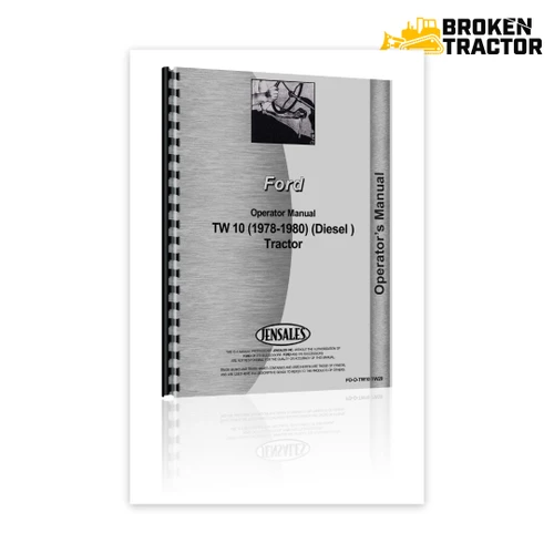 Ford TW10, TW20 Operators Manual
