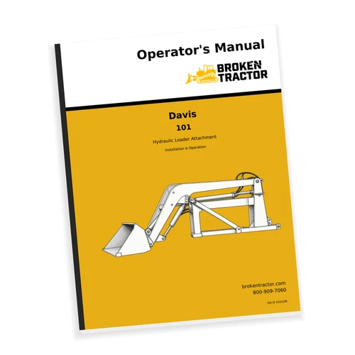 Ford - Davis 101 Loader Attachment Operators Manual