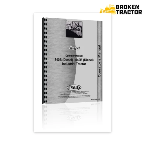 Ford 340B, 540B Operators Manual