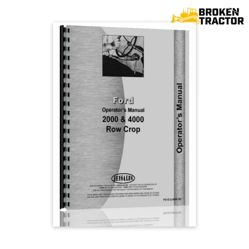 Ford 2000, 4000 Operators Manual