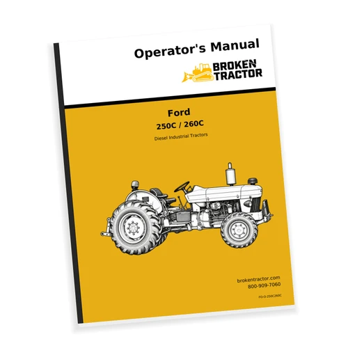 Ford 250C, 260C Operators Manual