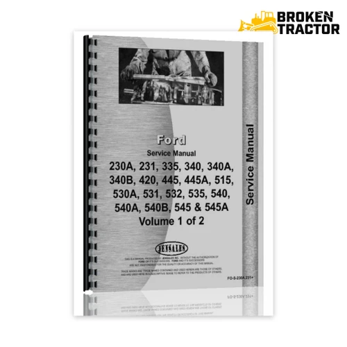 Ford 445A, 230A, 231 & more Service Manual