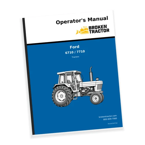 Ford 6710 Tractor Operators Manual