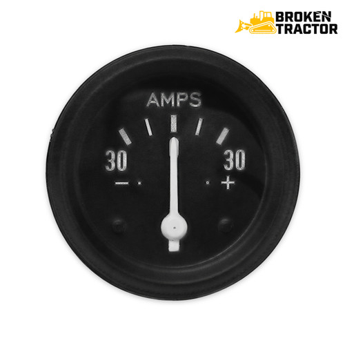 Amp Gauge, Black Bezel for Ford NAA, 600, 800, 900, 4000 Tractors – A0NN10670A-B