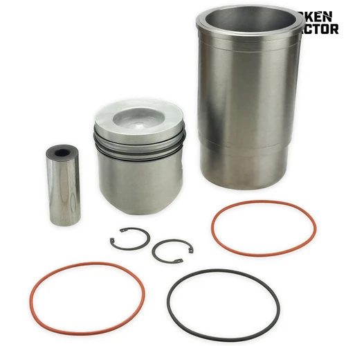 John Deere Piston and Sleeve Set 4.02 Bore, 1.185 Pin - Fits 1520-4420, 450B - AR71593