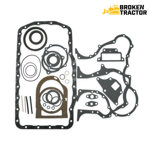 Bottom Gasket Set with Crankshaft Seals for Ford 5000, 6610, 7710 & more - CFPN6A008C