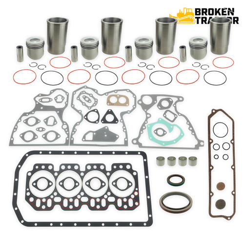 John Deere Engine Overhaul Kit, 4045 4.19 Bore 1.625 Pin - Fits 410C-510B