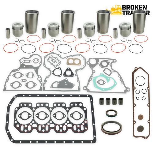 John Deere Engine Overhaul Kit, 4.219 4.02 Bore 1.185 Pin - Fits 2030-2120