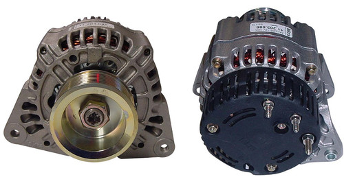 New Holland Alternator (100 Amp Unit) (8 Groove Serpentine Pulley) -- 82001259 | Broken Tractor