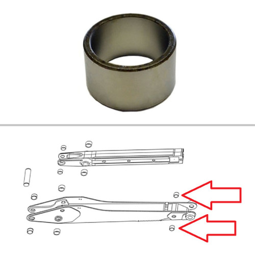 Case 580N, 580 Super N Backhoe Boom and Dipper Pins and Bushings