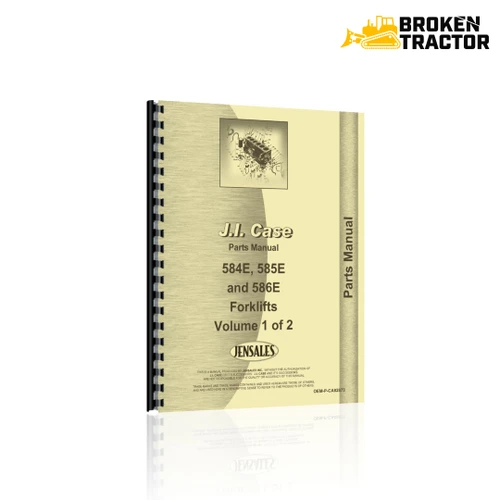 Case 584E, 585E, 586E Forklift Parts Manual (556 Pages)