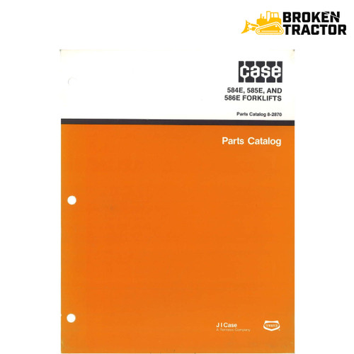 Case 584E, 585E, 586E Forklift Parts Manual (100+ Pages)