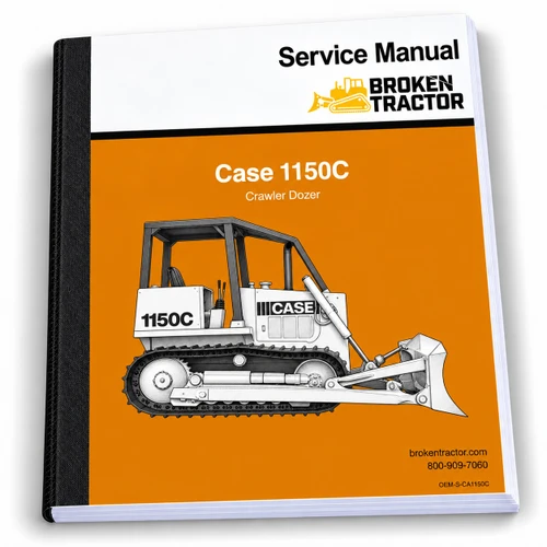 Case 1150C Crawler Service Manual – Original