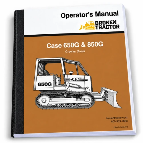 Case 650G, 850G Crawler Operator's Manual (162 Pages)