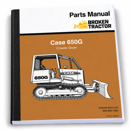 Case 650G Crawler Parts Manual (200+ Pages)