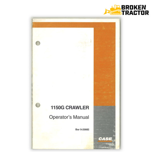 Case 1150G Crawler Operator's Manual (148 Pages)