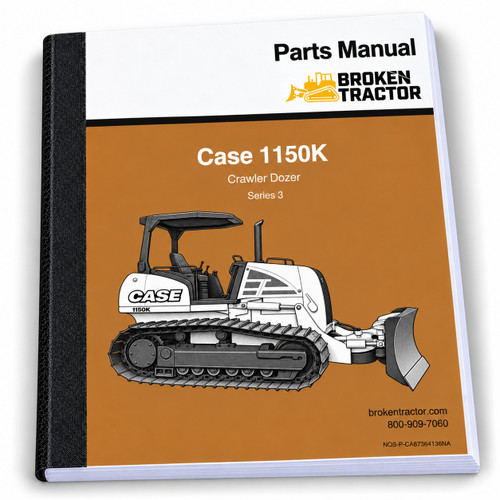 Case 1150K Series 3 Crawler Dozer Parts Manual (300+ Pages)
