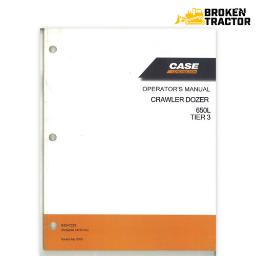 Case 650L Crawler Dozer Operator's Manual (100+ Pages)