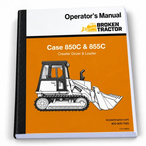 Case 850C, 855C Crawler Operator's Manual (180 Pages)
