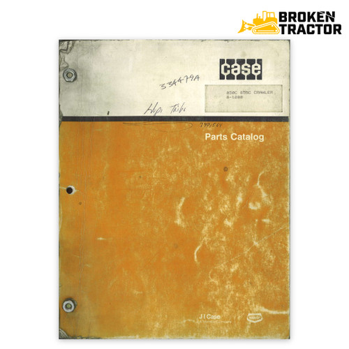 Case 850C, 855C Crawler Parts Manual (400+ Pages)