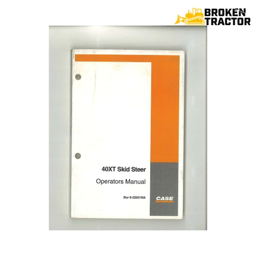 Case 40XT Skid Steer Operator's Manual (234 Pages)